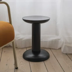 Table D'Appoint Thing Metal/ Tabouret - By George Sowden / Alu Recycle - Raawii