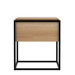 Table De Chevet Monolit Bois Naturel / Chene Massif  - 1 Tiroir - Ethnicraft