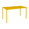 Table Haute Calvi Metal Jaune / 160 X 80 Cm X H 92 Cm - 6 Personnes - Fermob