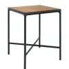 Table Haute Four Metal Noir Bois Naturel / L 90 X H 111 Cm - Houe