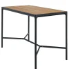 Table Haute Four Metal Noir Bois Naturel / L 160 X H 111 Cm - Houe