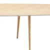 Table Ovale Tweed Bois Naturel / 300 X 100 Cm - 10 Personnes - Zanotta