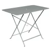 Table Pliante Bistro Metal Gris / 97 X 57 Cm - 4 Personnes - Trou Parasol - Fermob