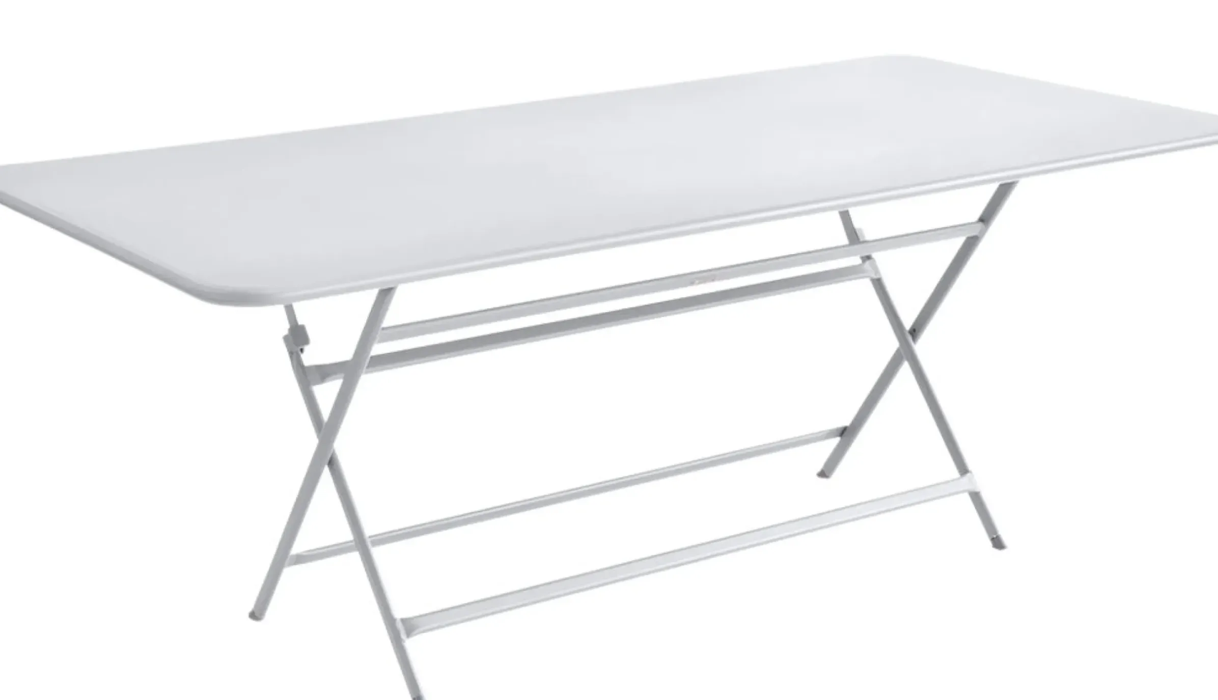 Table Pliante Caractere Metal Blanc / 90 X 190 Cm - 8 A 10 Personnes - Fermob