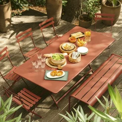 Table Pliante Caractere Metal Gris / 90 X 190 Cm - 8 A 10 Personnes - Fermob