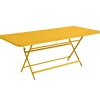 Table Pliante Caractere Metal Jaune / 90 X 190 Cm - 8 A 10 Personnes - Fermob
