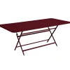 Table Pliante Caractere Metal Rouge / 90 X 190 Cm - 8 A 10 Personnes - Fermob