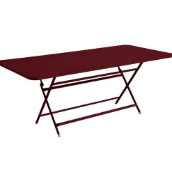 Table Pliante Caractere Metal Rouge / 90 X 190 Cm - 8 A 10 Personnes - Fermob