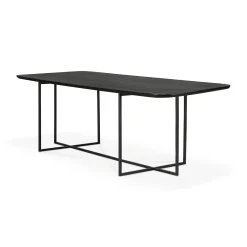 Table Rectangulaire Arc Bois / 220 X 100 Cm - 8 Personnes / Chene Teinte - Ethnicraft