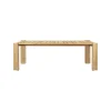 Table Rectangulaire Atmosfera Bois Naturel / 209 X 105 Cm - 6 Personnes / Teck - Gubi