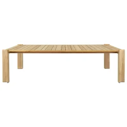 Table Rectangulaire Atmosfera Bois Naturel / 281 X 105 Cm - 8 Personnes / Teck - Gubi