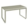 Table Rectangulaire Bellevie Metal Beige / 140 X 80 Cm - 4 Personnes - Fermob