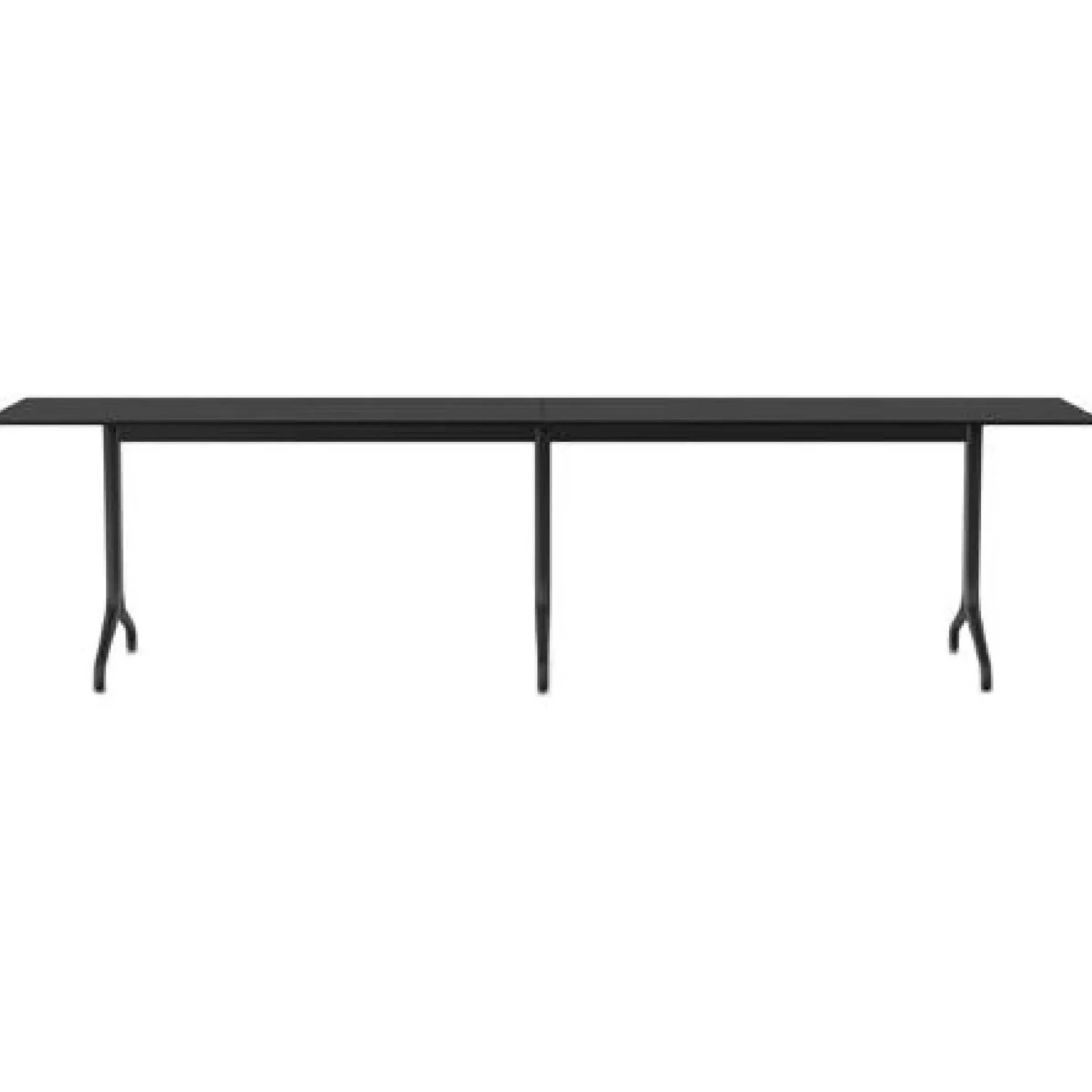 Table Rectangulaire Belleville Outdoor Bois/ 300 X 75 Cm - Stratifie Massif - Vitra