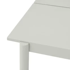 Table Rectangulaire Linear Metal Gris /  220 X 90 Cm - Muuto