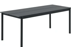 Table Rectangulaire Linear Metal/ 200 X 75 Cm - Muuto
