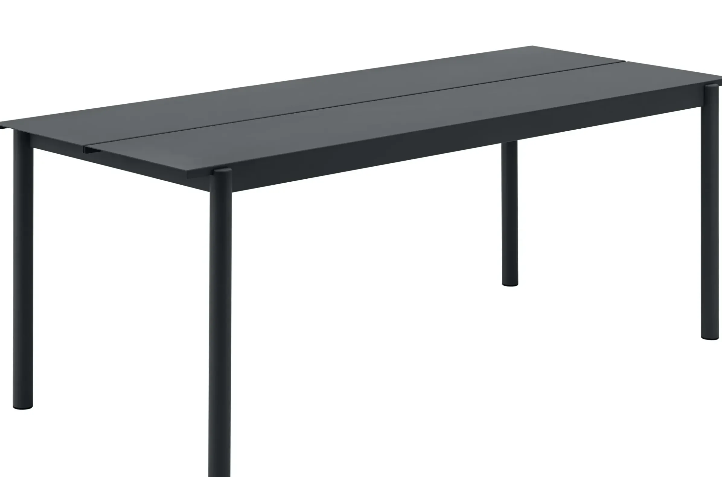 Table Rectangulaire Linear Metal/ 200 X 75 Cm - Muuto