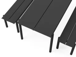 Table Rectangulaire Linear Metal/ 200 X 75 Cm - Muuto