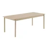 Table Rectangulaire Linear Wood Bois Naturel / 200 X 90 Cm - Muuto