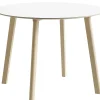 Table Ronde Copenhague Cph Deux 220 Blanc Bois Naturel / Lamine - O 98 Cm - Hay