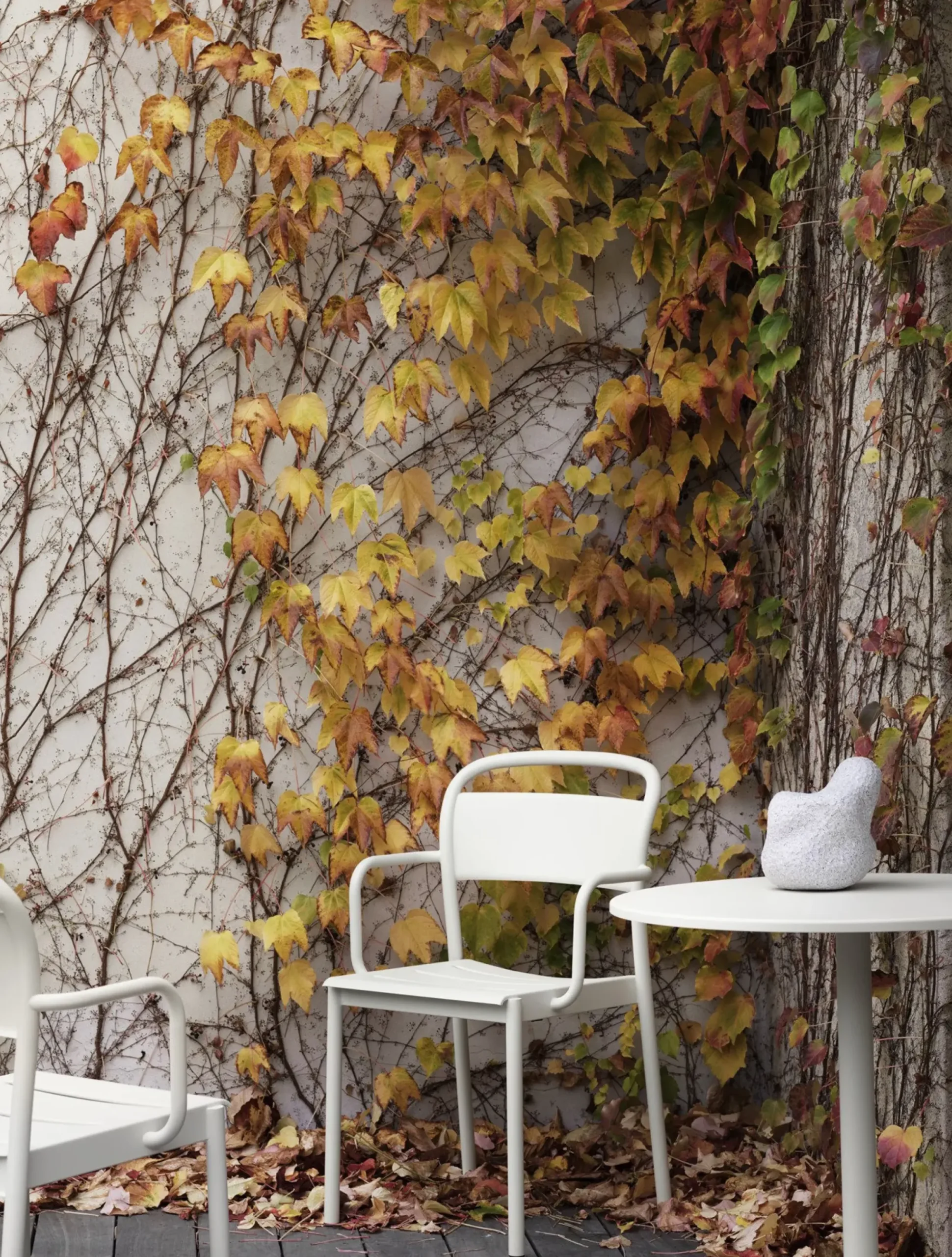 Table Ronde Linear Cafe Metal Vert / O 70 Cm - Muuto