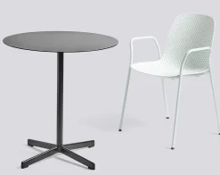 Table Ronde Neu Metal Noir / O 70 Cm - Hay