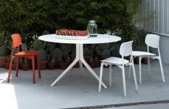 Table Ronde Oops I Did It Again Plastique / O 120 Cm - Lamine - Kristalia