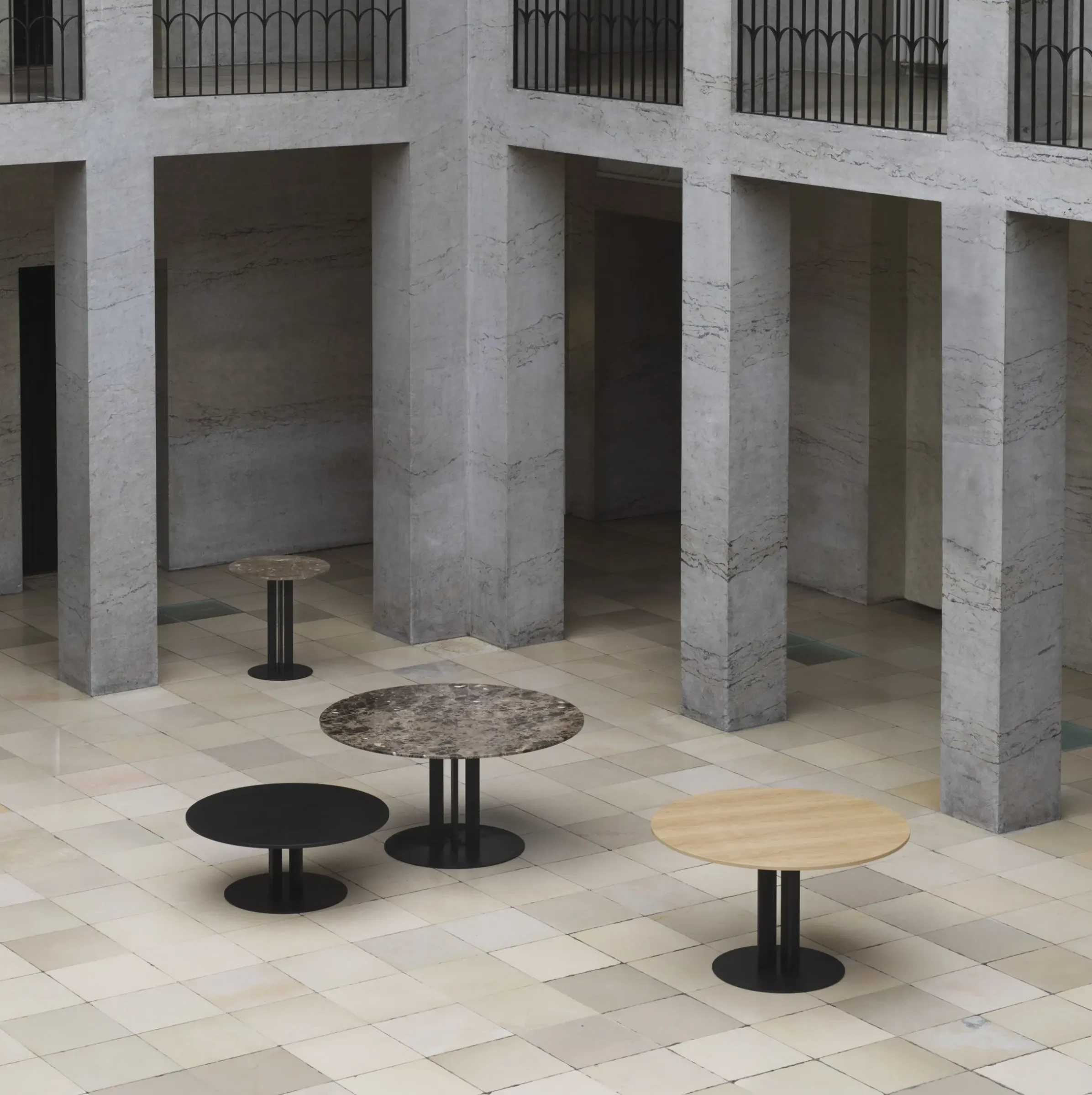 Table Ronde Scala Pierre / O 130 Cm - - Normann Copenhagen