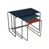 Tables Gigognes Oulala Metal Multicolore / Set De 3 - 55 X 30 X H 40 Cm - Fermob