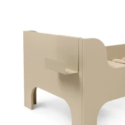 Tablette De Chevet  Metal Beige / Pour Lit Enfant Sill - Acier / L 20 X Prof. 11 Cm - Ferm Living