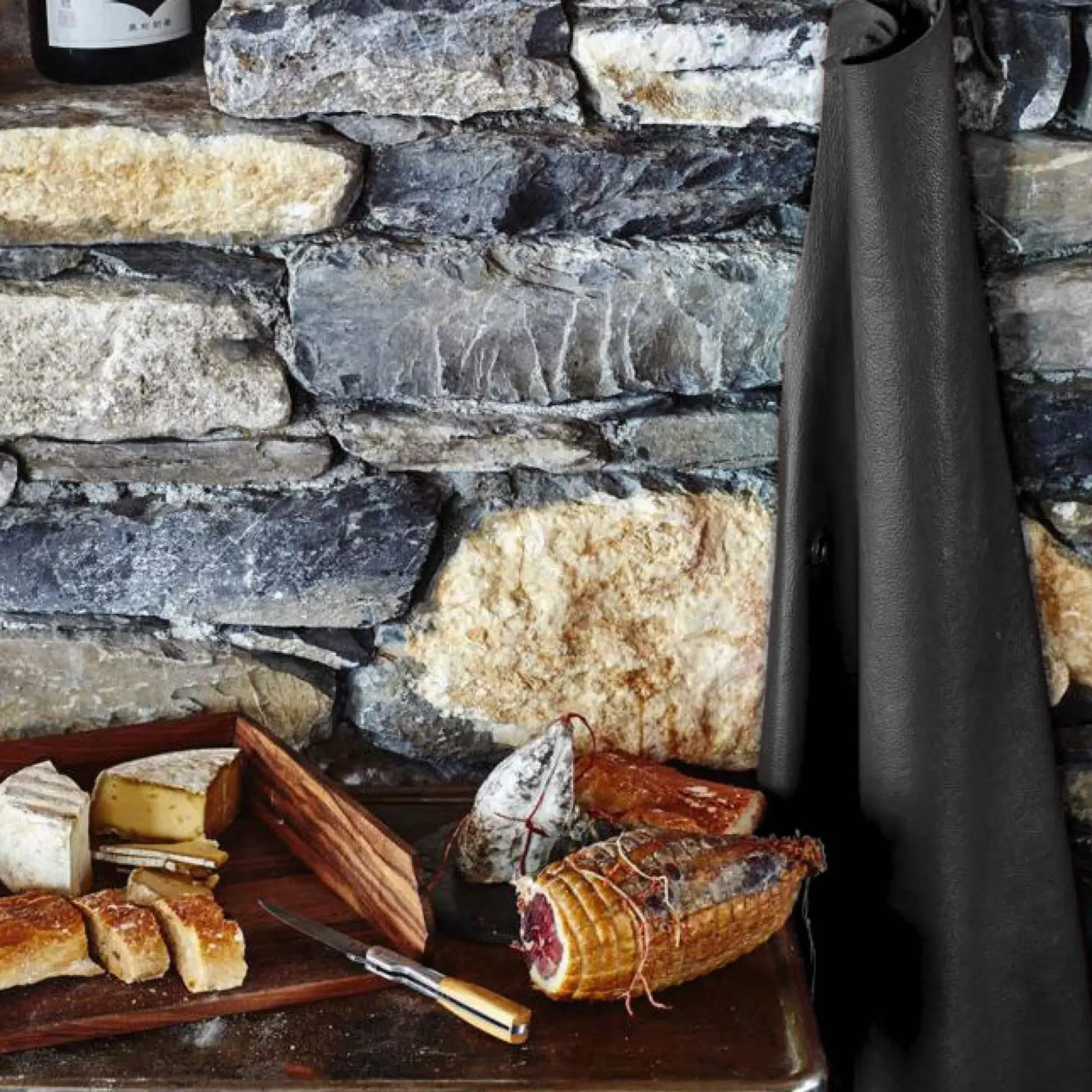 Tablier Cuirde Bienvenue - Cuir - Malle W. Trousseau