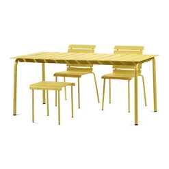 Tabouret Aligned Metal/ By Maarten Baas - Aluminium - Valerie Objects