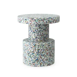 Tabouret Bit Plastique Multicolore / Table D'Appoint - Plastique 100% Recycle / O 36 Cm - Normann Copenhagen