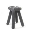 Tabouret Bold Tissu Gris Rembourre / Tissu - Moustache