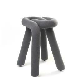 Tabouret Bold Tissu Gris Rembourre / Tissu - Moustache