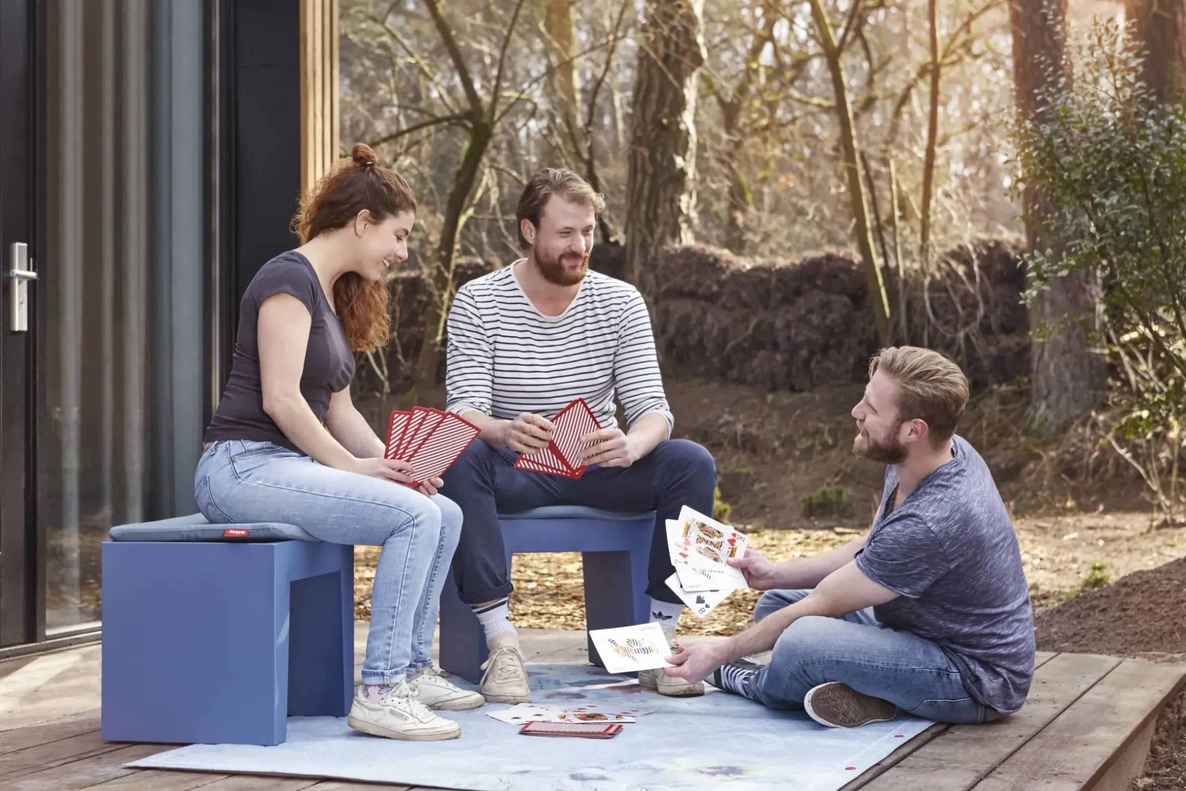 Tabouret Concrete Seat Plastique/ Table D'Appoint - Polyethylene Recycle - Fatboy