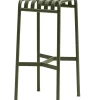 Tabouret De Bar Palissade Metal Vert / H 75 Cm  - R & E Bouroullec - Hay