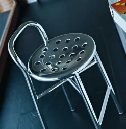 Tabouret De Bar Pipe Metal/ H 67 Cm - Magis