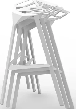 Tabouret De Bar Stool One Metal/ H 77 Cm - Magis