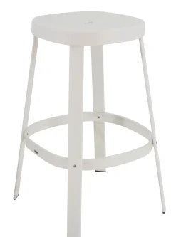 Tabouret De Bar Thor Metal Blanc / H 75 Cm - Emu
