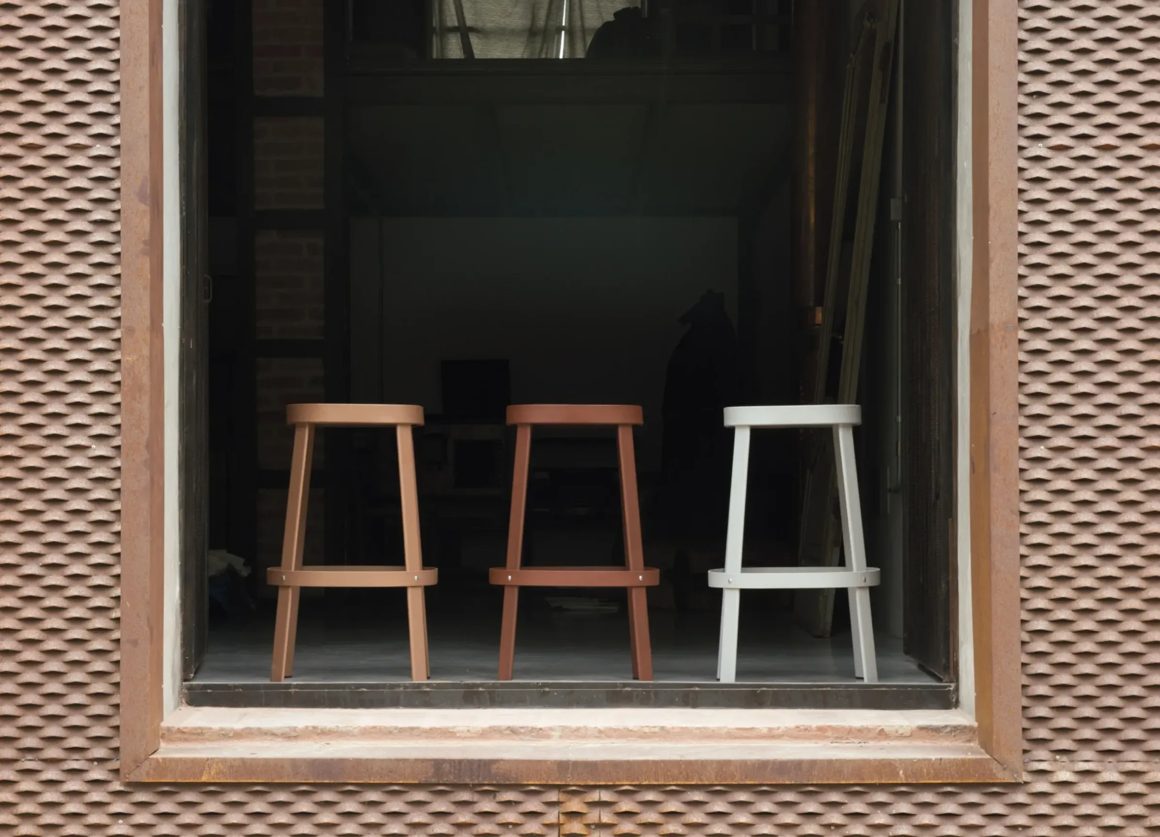 Tabouret De Bar Thor Metal Blanc / H 75 Cm - Emu