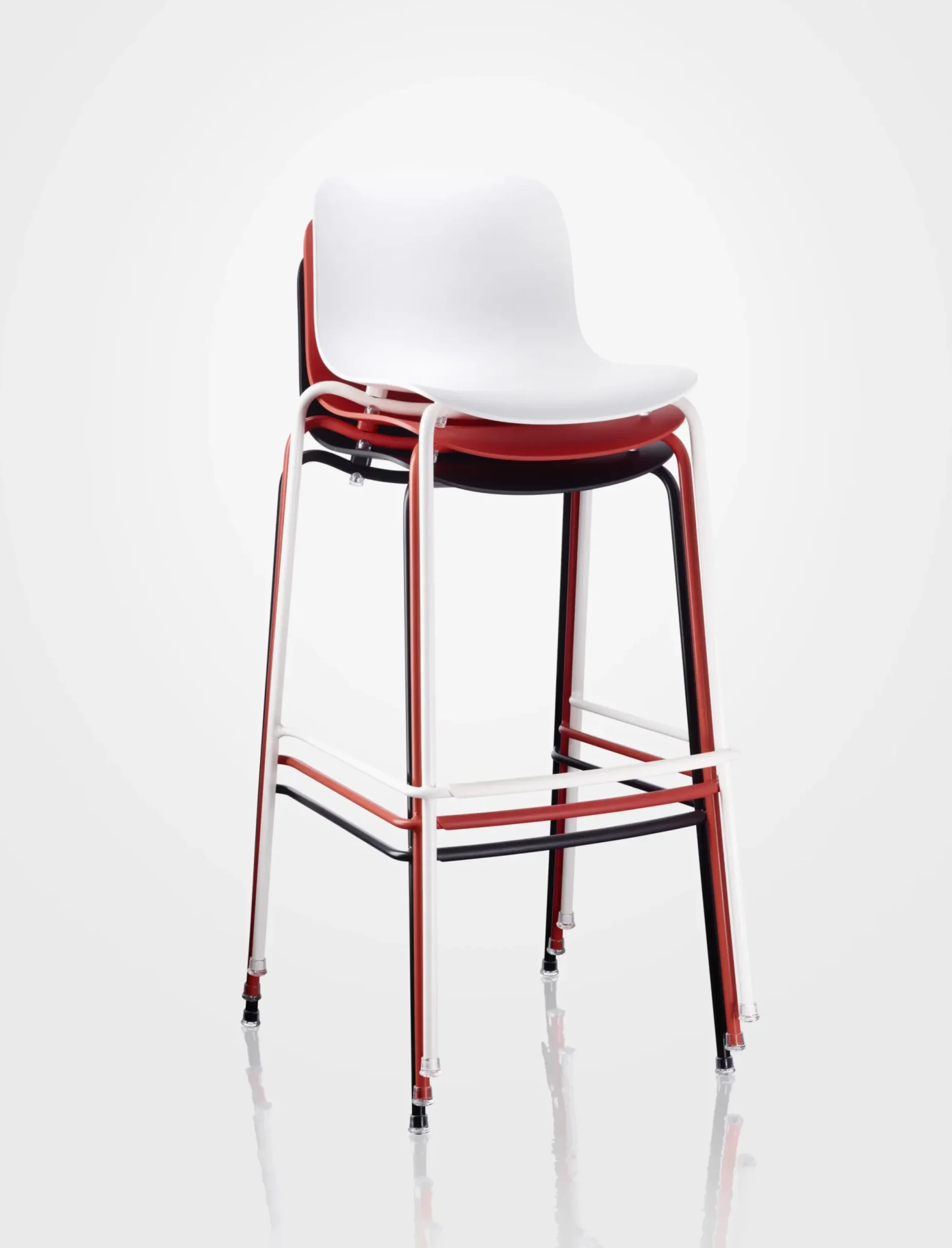 Tabouret De Bar Troy Outdoor Metal Plastique/ H 65 Cm - Magis
