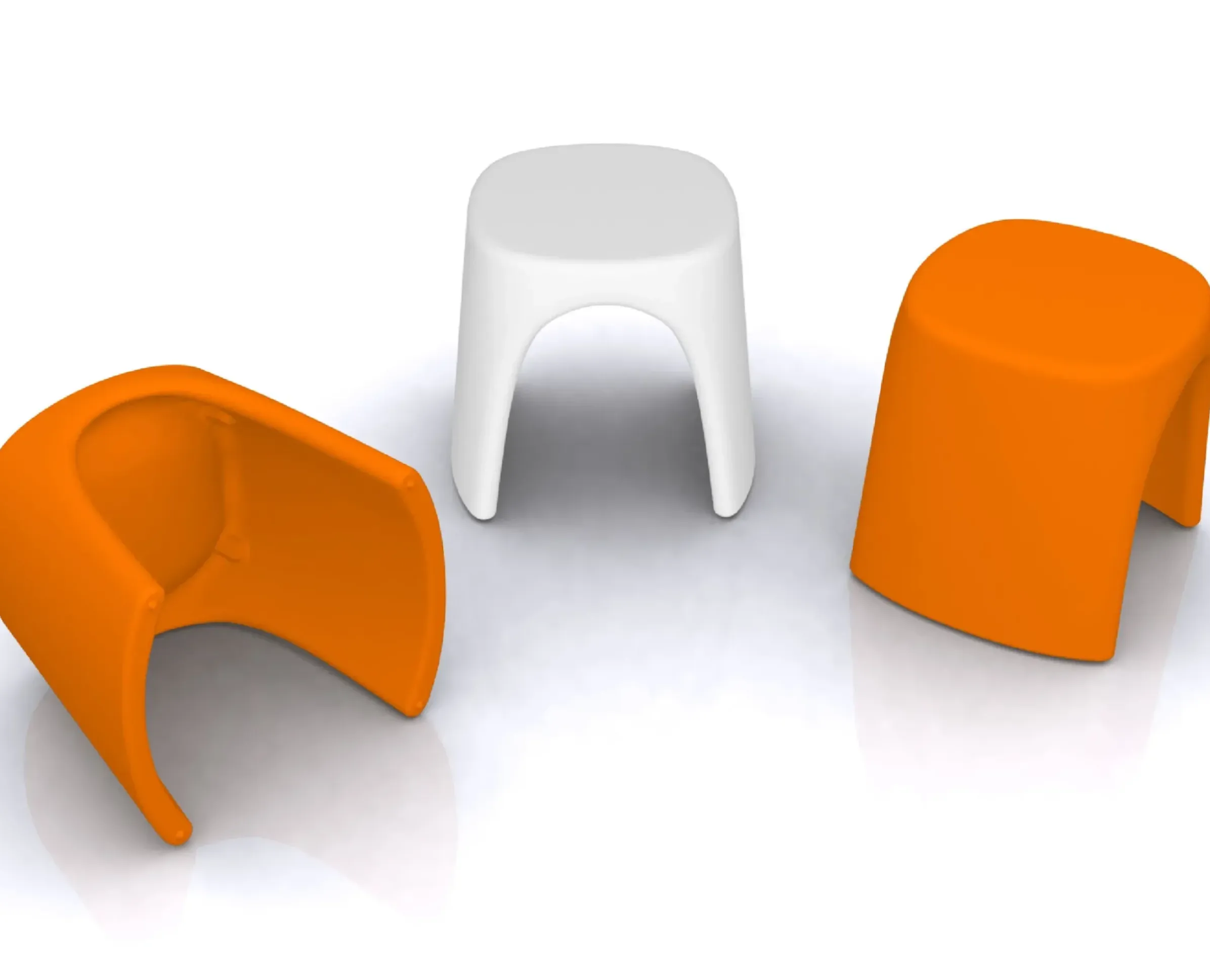 Tabouret Empilable Amelie Plastique/ Plastique - Slide