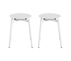 Tabouret Empilable Fromme Metal/ Aluminium - Set De 2 - Petite Friture