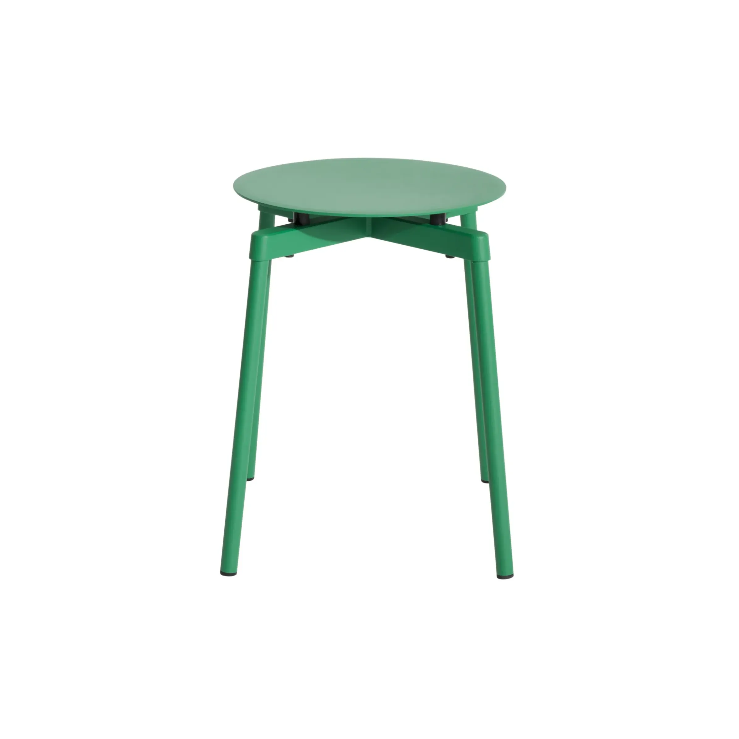 Tabouret Empilable Fromme Metal Vert / Aluminium - Petite Friture