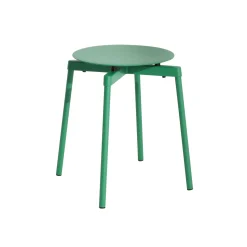 Tabouret Empilable Fromme Metal Vert / Aluminium - Petite Friture