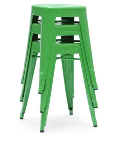 Tabouret Empilable H Indoor Metal / H 45 Cm -- Pour L'Interieur - Tolix