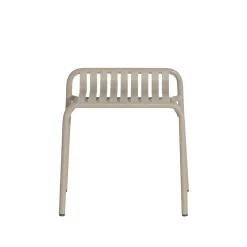 Tabouret Empilable Week-End Metal Beige / Aluminium - Petite Friture