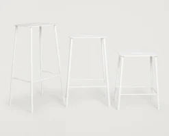 Tabouret Haut Adam Outdoor Metal/ H 76 Cm - Frama