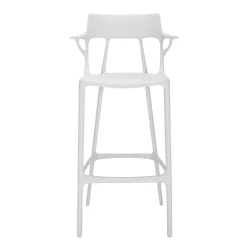 Tabouret Haut A.I Plastique/ 75 Cm - Concu Par Intelligence Artificielle - Recycle - Kartell