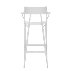 Tabouret Haut A.I Plastique/ 75 Cm - Concu Par Intelligence Artificielle - Recycle - Kartell